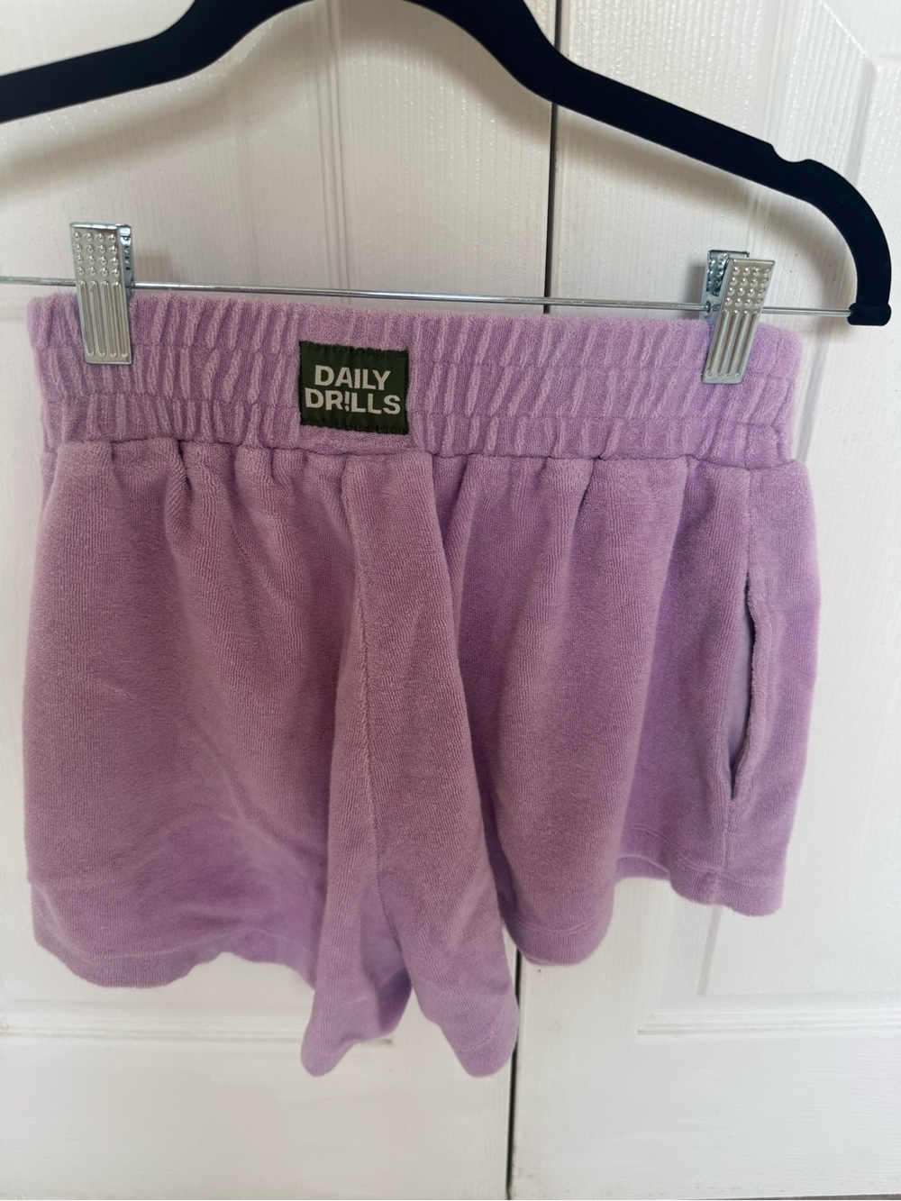 Daily Drills Pastel Lavender Plush Crewneck Sweater - Picture 6 of 9